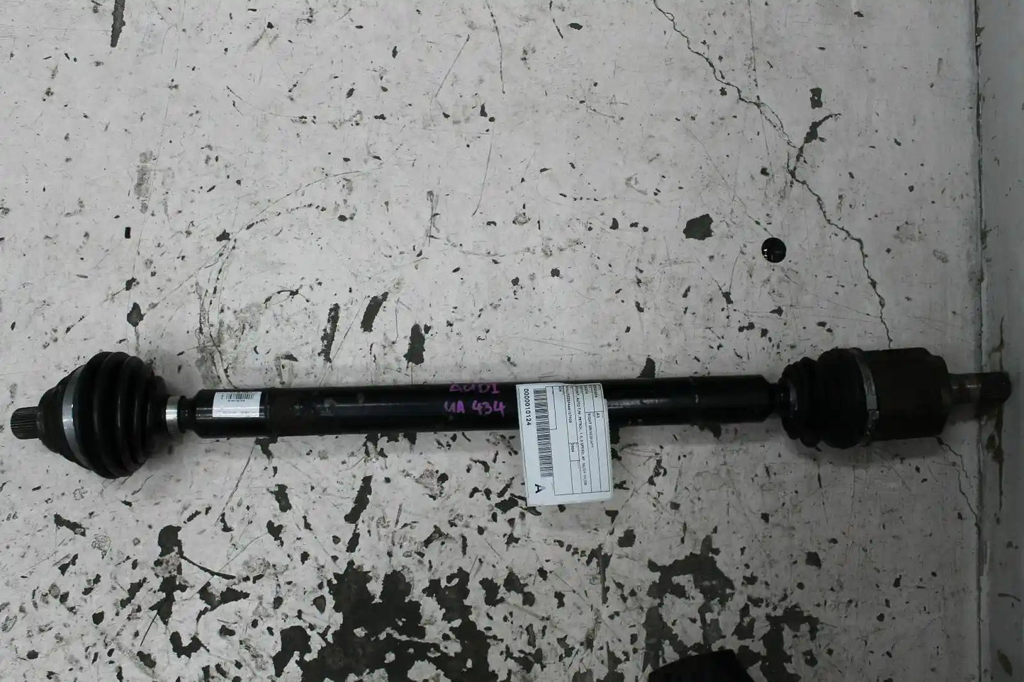 Audi, A3 Right Driveshaft Front Auto T/M Petrol 1.6 6 Speed 8P 06/04 09/08