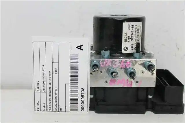 BMW, 1 Series Abs Pump/Modulator F20 P/N 34516862246 06/11 04/19