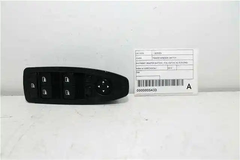 BMW, 1 Series Power Window Switch Rh Front (Master Switch) F20 Hatch W/ Electro Chromatic Mirror Type 06/11 04/19