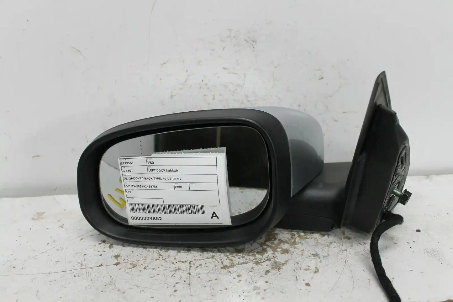 Volvo, V50 Left Door Mirror T5 Grooved Back Type 10/07 08/12