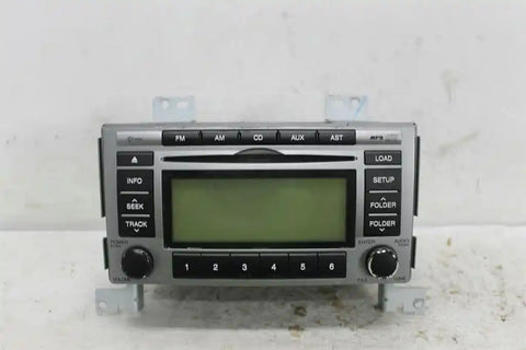 Hyundai, Santa Fe Stereo/Head Unit Cd Stacker 6 Disc In Dash/Aux/Usb/Ipod Cm 07/08 06/12