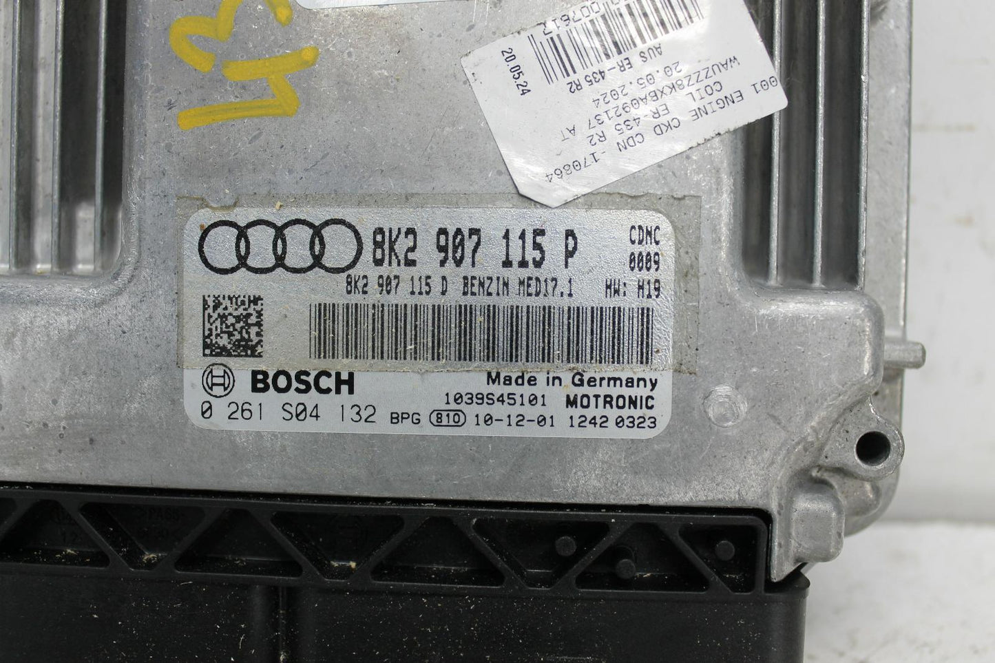 Audi, A4 Ecu 2.0 Petrol Ecu Only P/N 8K2907115P B8 8K 02/08 01/16