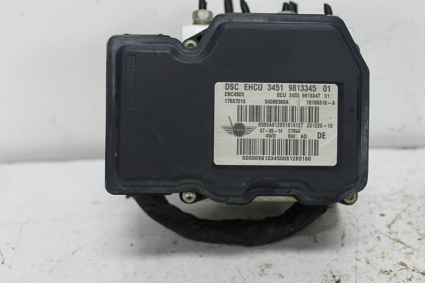 MINI, Cooper Abs Pump/Modulator R55/R56/R57/R60 P/N 34519813831 08/10 12/16