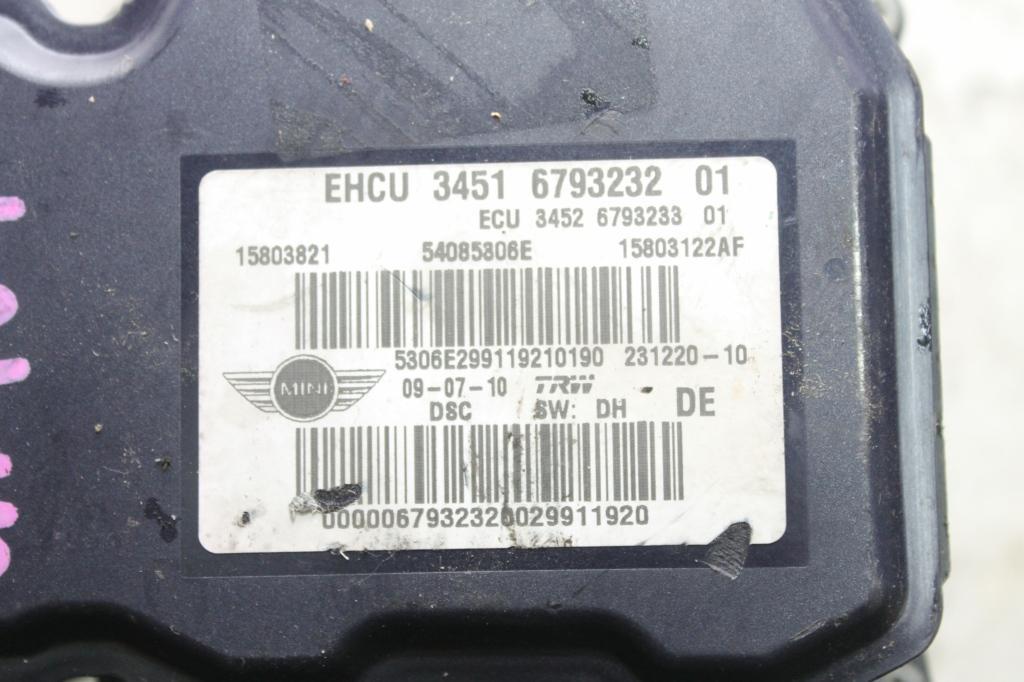 MINI, Cooper Abs Pump/Modulator R55/R56/R57, W/ Dsc Type, 03/07-07/10 J0007