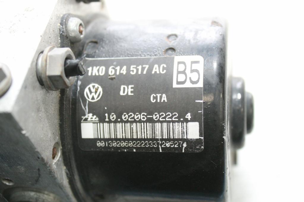 Volkswagen, Golf Abs Pump/Modulator Gen 5, On Motor P/N 1K0614517Ac, 06/04-02/09 J99878