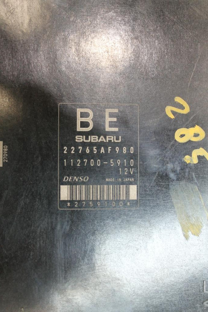 Subaru, Impreza Ecu 2.0 Fb20 Petrol Manual T/M Ecu Only G4 12/11 08/17