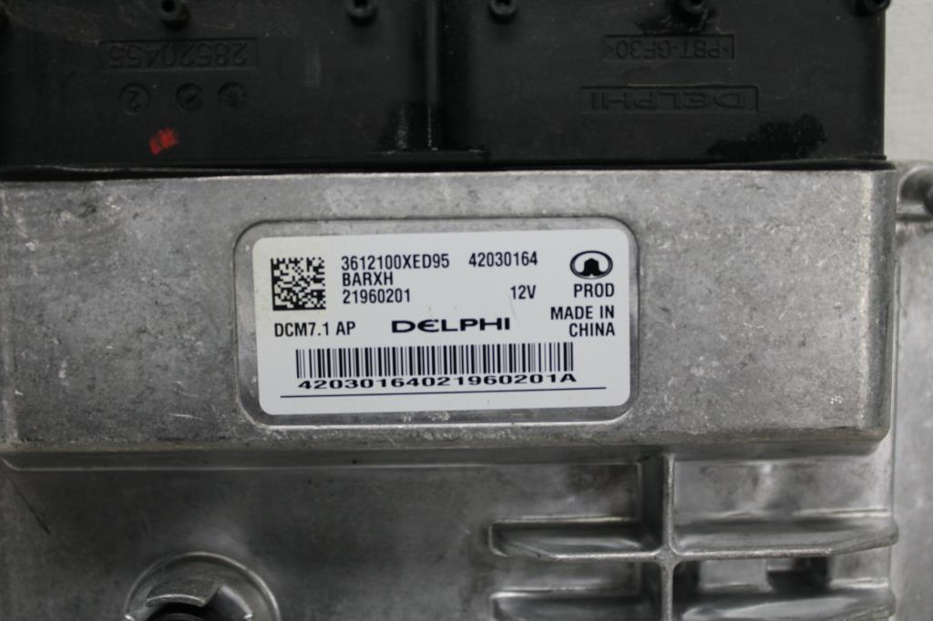 GWM, Cannon Ute Ecu Diesel 2.0 Gw4D20M Ecu Only Npw 09/20