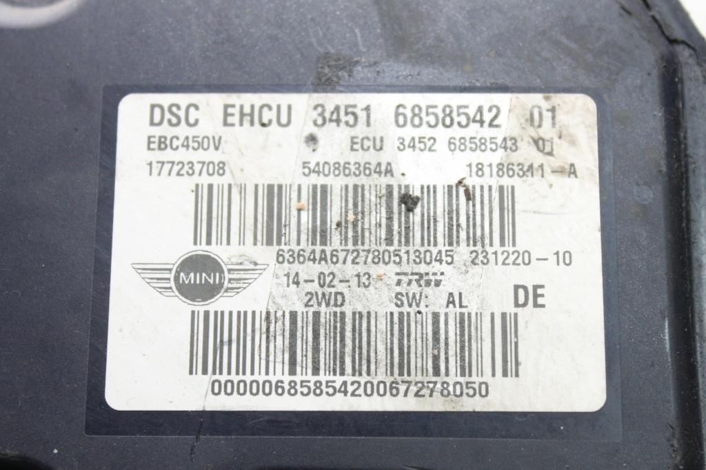 MINI, Cooper Abs Pump/Modulator R55/R56/R57/R60, P/N 34519813831, 08/10-12/16 J00007