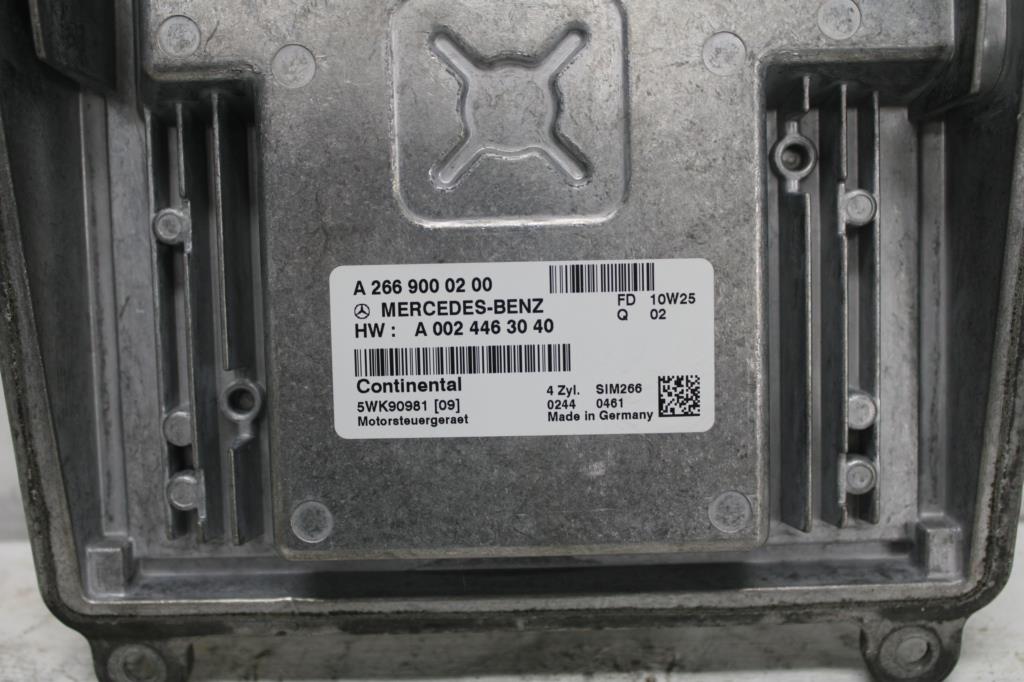 Mercedes, B Class Ecu Ecu, 1.7, Petrol, B180, Ecu Only, W245, 11/05-06/11 J24589A