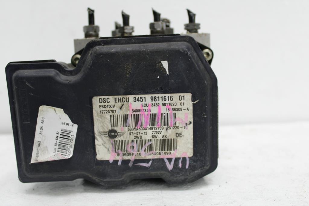 MINI, Cooper Abs Pump/Modulator R55/R56/R57/R60, P/N 34519813831, 08/10-12/16 J00007