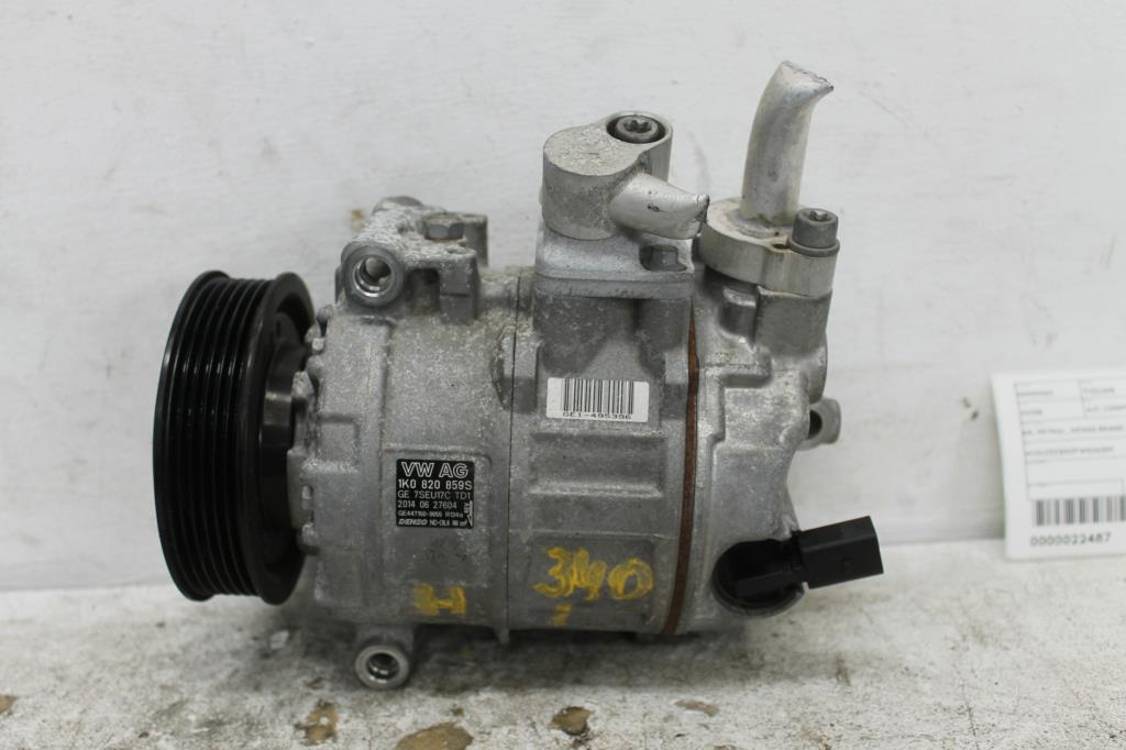 Volkswagen, Tiguan A/C Compressor 5N Petrol, Denso Brand (7Seu17C), 05/08 08/16