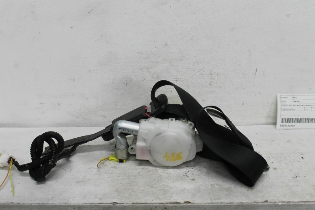 Toyota, RAV4 Seat Belt Rh Front Assy (Belt And Stalk), Aca33/Aca38, 11/05 11/12