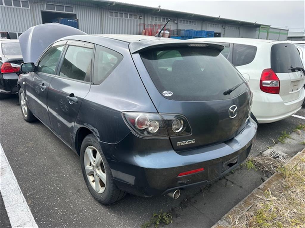 Mazda, 3 Bootlid/Tailgate Tailgate, Bk, Non Mps, Spoilered, Non Push Button Type, 10/03-07/06