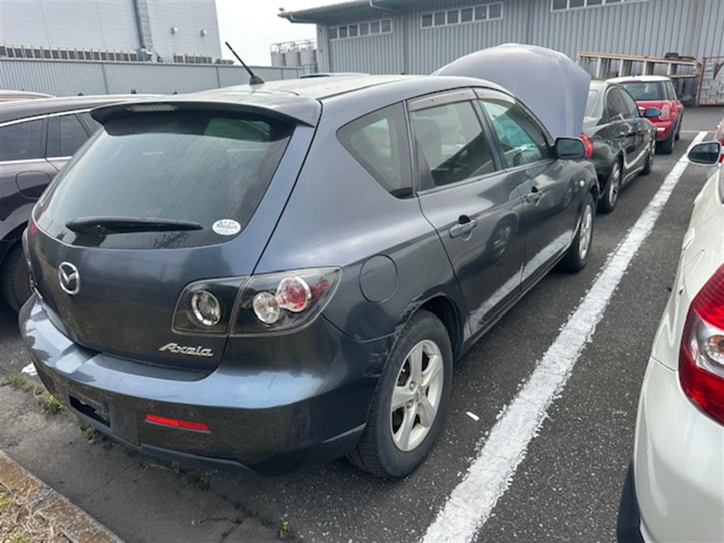 Mazda, 3 Bootlid/Tailgate Tailgate, Bk, Non Mps, Spoilered, Non Push Button Type, 10/03-07/06