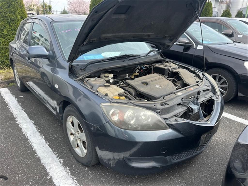 Mazda, 3 Bootlid/Tailgate Tailgate, Bk, Non Mps, Spoilered, Non Push Button Type, 10/03-07/06