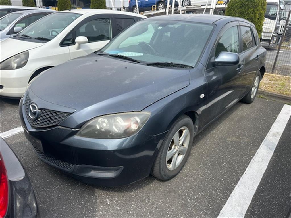 Mazda, 3 Bootlid/Tailgate Tailgate, Bk, Non Mps, Spoilered, Non Push Button Type, 10/03-07/06