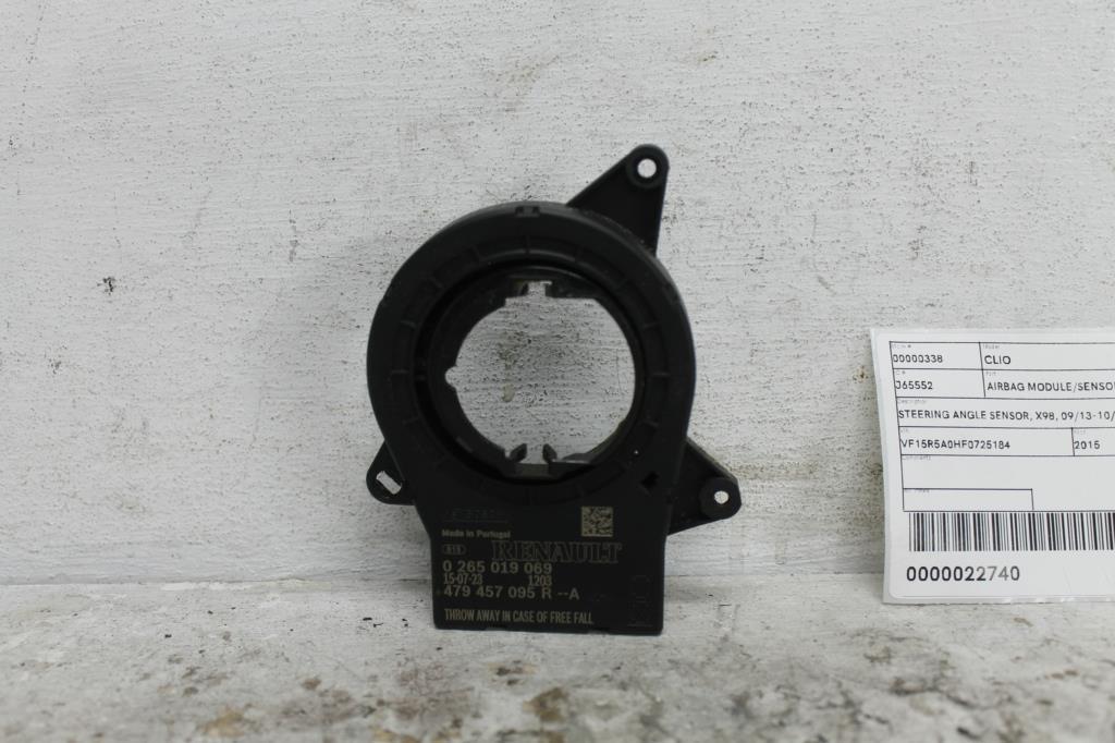 Renault, Clio Airbag Module/Sensor Steering Angle Sensor X98, 09/13 10/19
