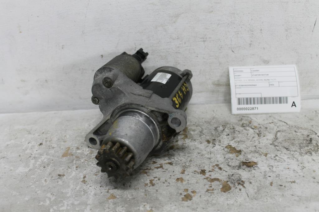 Toyota, Camry Starter Motor Petrol 2.4, Denso, Acv40, 06/06 11/11