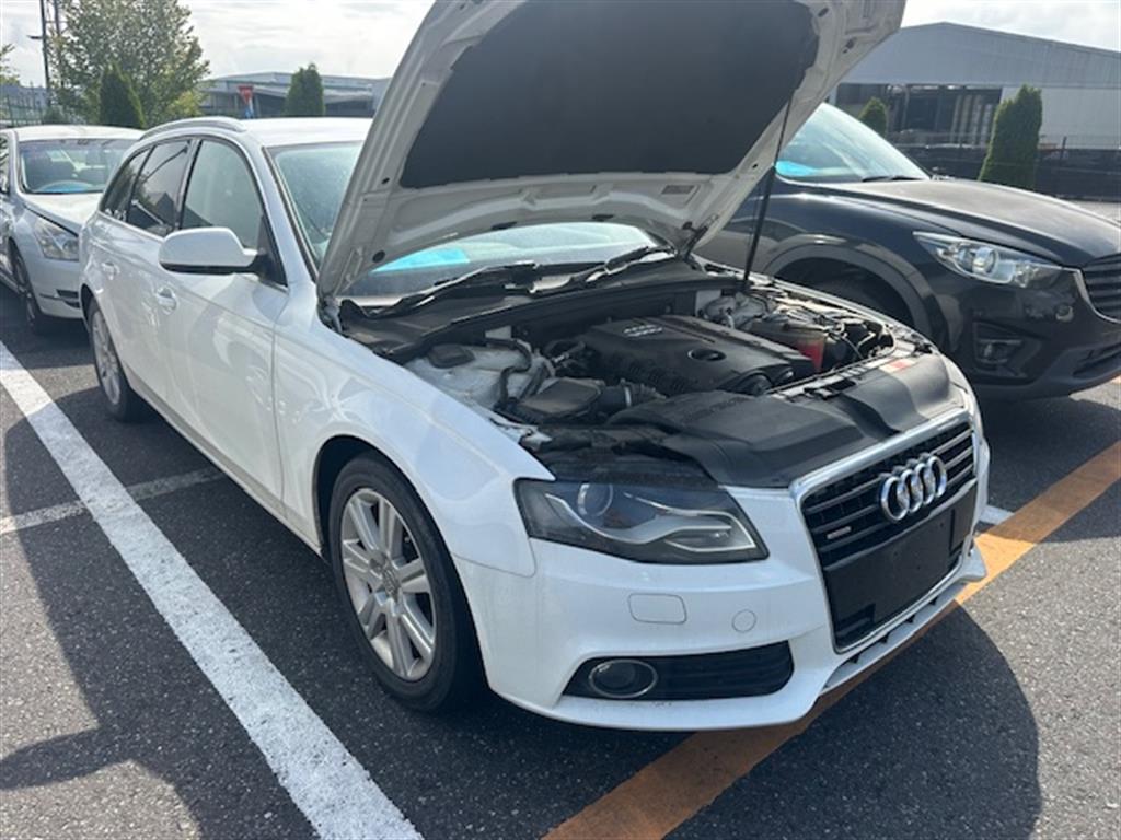 Audi A4 2009 - all parts available - front view with open bonnet