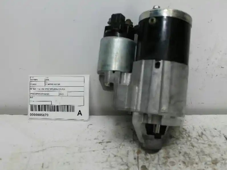 Peugeot, 208 Starter Motor Petrol 1.6 Vin Vf3C*5Fs/5Fu P/N P/N M000T32271/M000T32272 A9 10/12 05/15