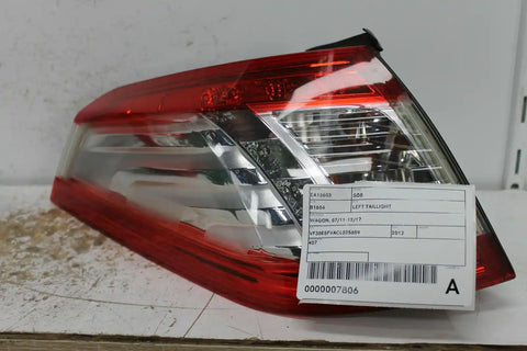 Peugeot, 508 Left Taillight Wagon 07/11 12/17