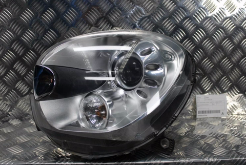 Mini, Cooper Left Headlamp R60 Countryman, Xenon, Adaptive, Chrome Insert Type, 01/11-12/16