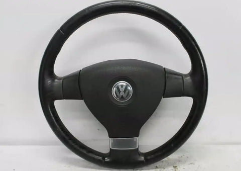 Volkswagen, Tiguan Steering Wheel Leather 5N Black 05/08 08/16