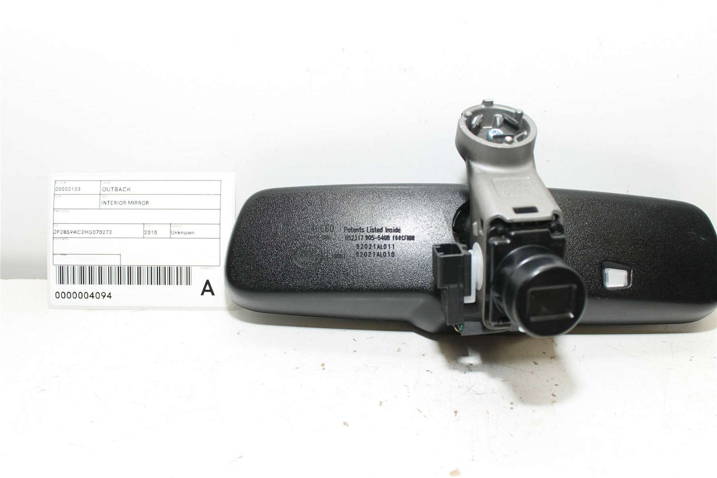 Subaru, Outback Interior Mirror Auto Dim & Lane Departure Type 6Th Gen 08/14 12/20