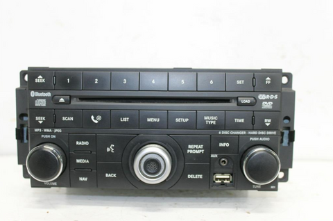 Dodge, Journey Stereo/Head Unit 6 Disc Cd Stacker Media Centre 831N 6Cd/Dvd/Hdd/Nav Radio (Re1) Jc 05/08 07/11