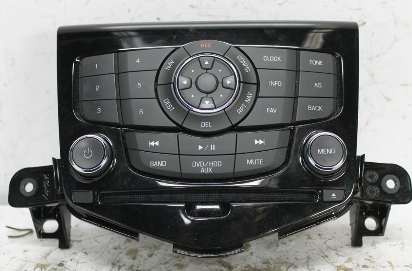 Holden, Cruze Stereo/Head Unit Dash Radio Control Panel/Control Unit Sat Nav Type Gloss Black Face Jh 03/11 01/17