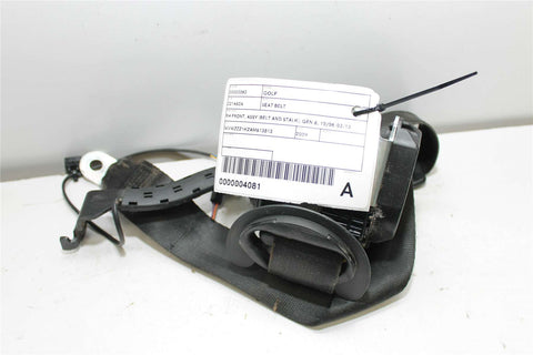 Volkswagen, Golf Seat Belt Rh Front Assy (Belt And Stalk) Gen 6 10/08 03/13