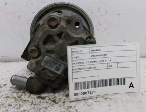 Volkswagen, Amarok Steering Pump 2H Petrol 2.0 Turbo 10/10 11/14