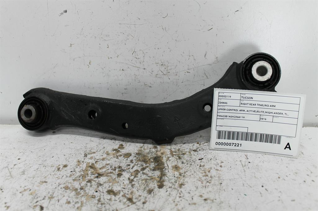 Hyundai, Tucson Right Rear Trailing Arm Upper Control Arm Active/Elite/Highlander Tl 07/15 01/21
