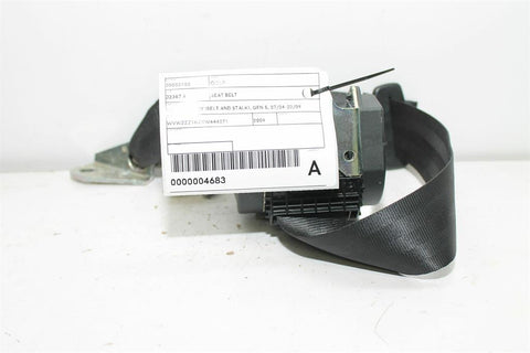Volkswagen, Golf Seat Belt Lh Rear Assy (Belt And Stalk) Gen 6 10/08 03/13