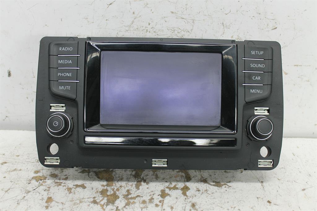 Volkswagen, Golf Stereo/Head Unit Display Screen 5.8In Non Sat Nav Type Gen 7 12/12 03/17