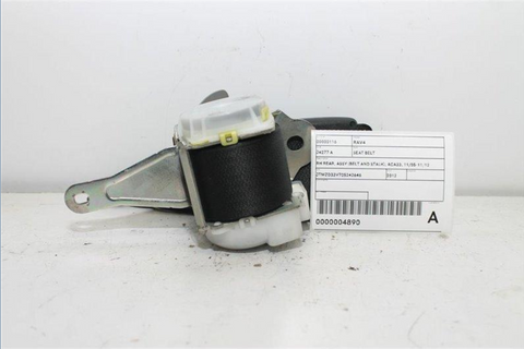 Toyota, Rav4 Seat Belt Rh Rear Assy (Belt And Stalk) Aca33 11/05 11/12