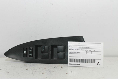 Toyota, Rav4 Power Window Switch Rh Front (Master Switch) Aca33 10/07 11/12