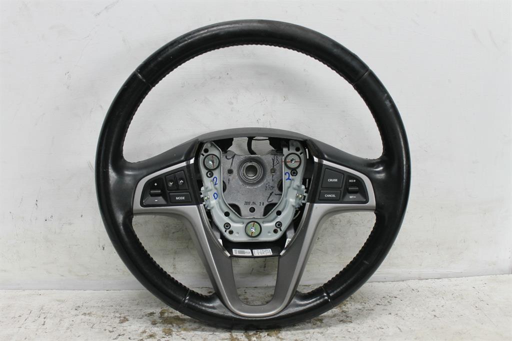 Hyundai, Accent Steering Wheel Leather Rb 07/13 12/19