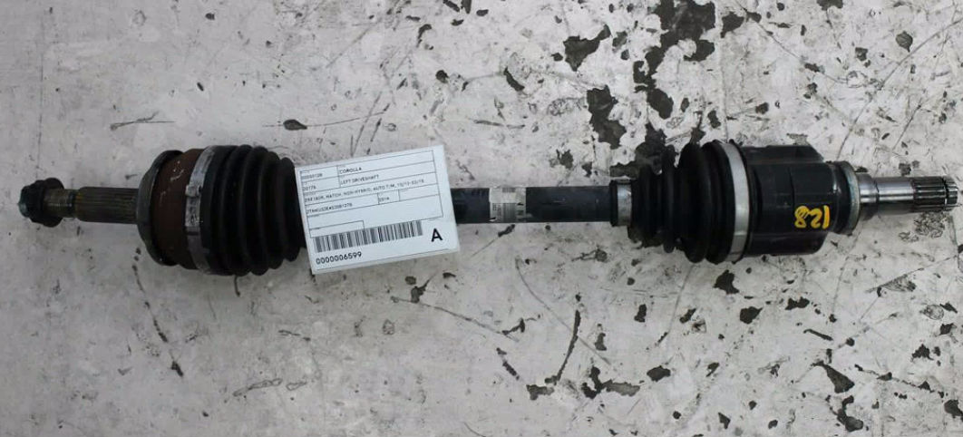 Toyota, Corolla Left Driveshaft Zre182R Hatch Non Hybrid Auto T/M 10/12 03/15