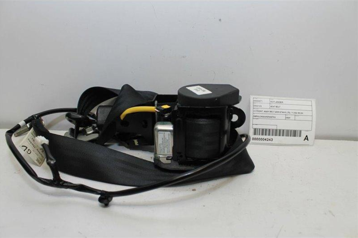 Mitsubishi, Outlander Seat Belt Lh Front Assy (Belt And Stalk) Zg 11/06 09/09