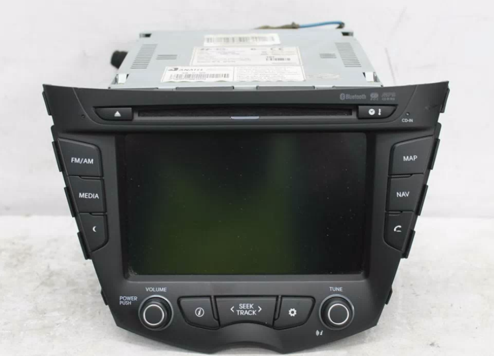 Hyundai, Veloster Stereo/Head Unit Touchscreen Gps/Navigation/Bluetooth/Mp3/Aux W/ Cd Player Fs 12/11 02/18