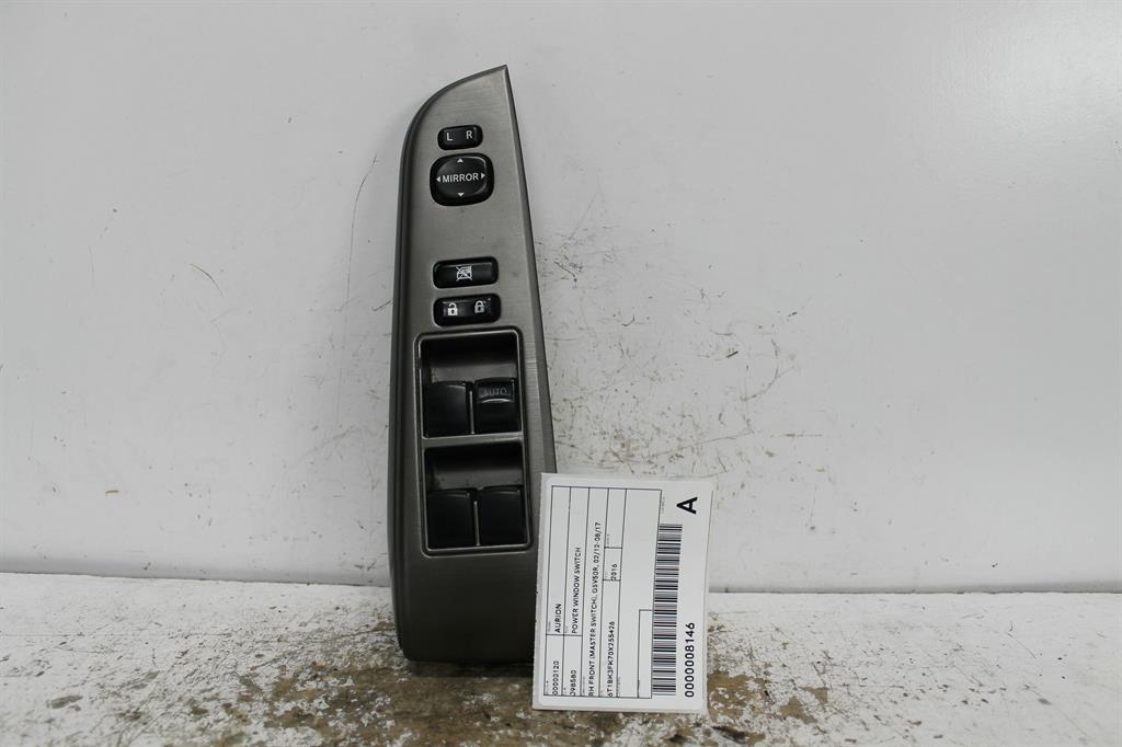Toyota, Aurion Power Window Switch Rh Front (Master Switch) Gsv50R 02/12 08/17