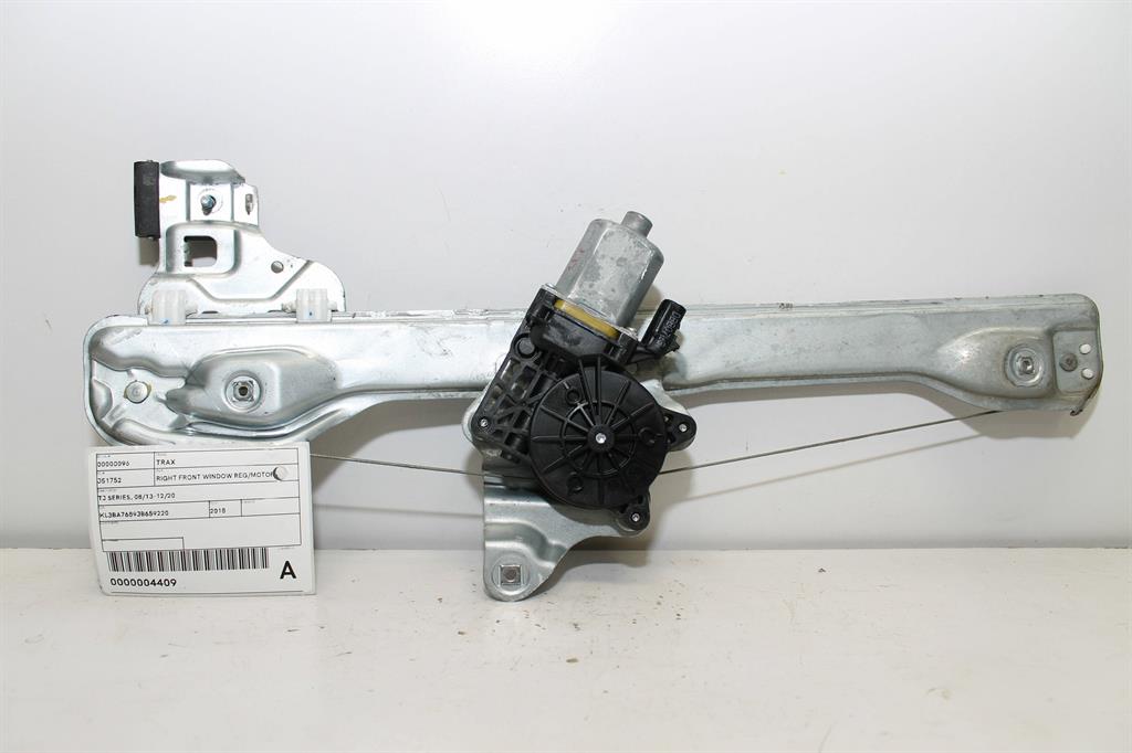 Holden, Trax Right Front Window Reg/Motor Tj Series 08/13 12/20