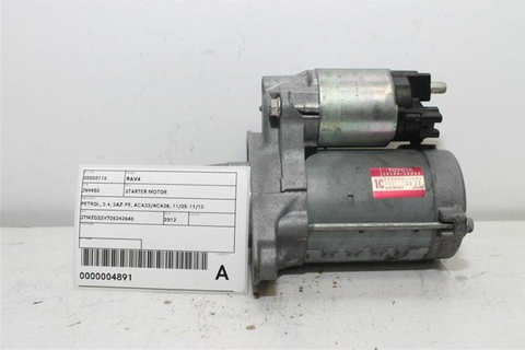Toyota, Rav4 Starter Motor Petrol 2.4 2Az Fe Aca33/Aca38 11/05 11/12
