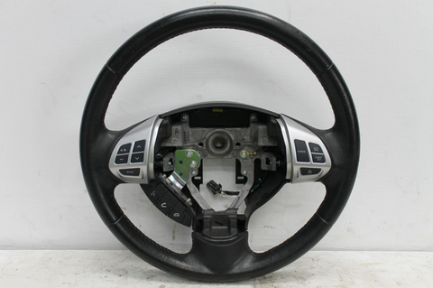 Mitsubishi, Outlander Steering Wheel Zh Leather Non Paddle Shift W/ Phone Control 09/09 10/12