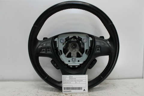 Suzuki, Kizashi Steering Wheel Leather Black W/ Audio Cruise Display Phone Control Fr 12/09 01/17