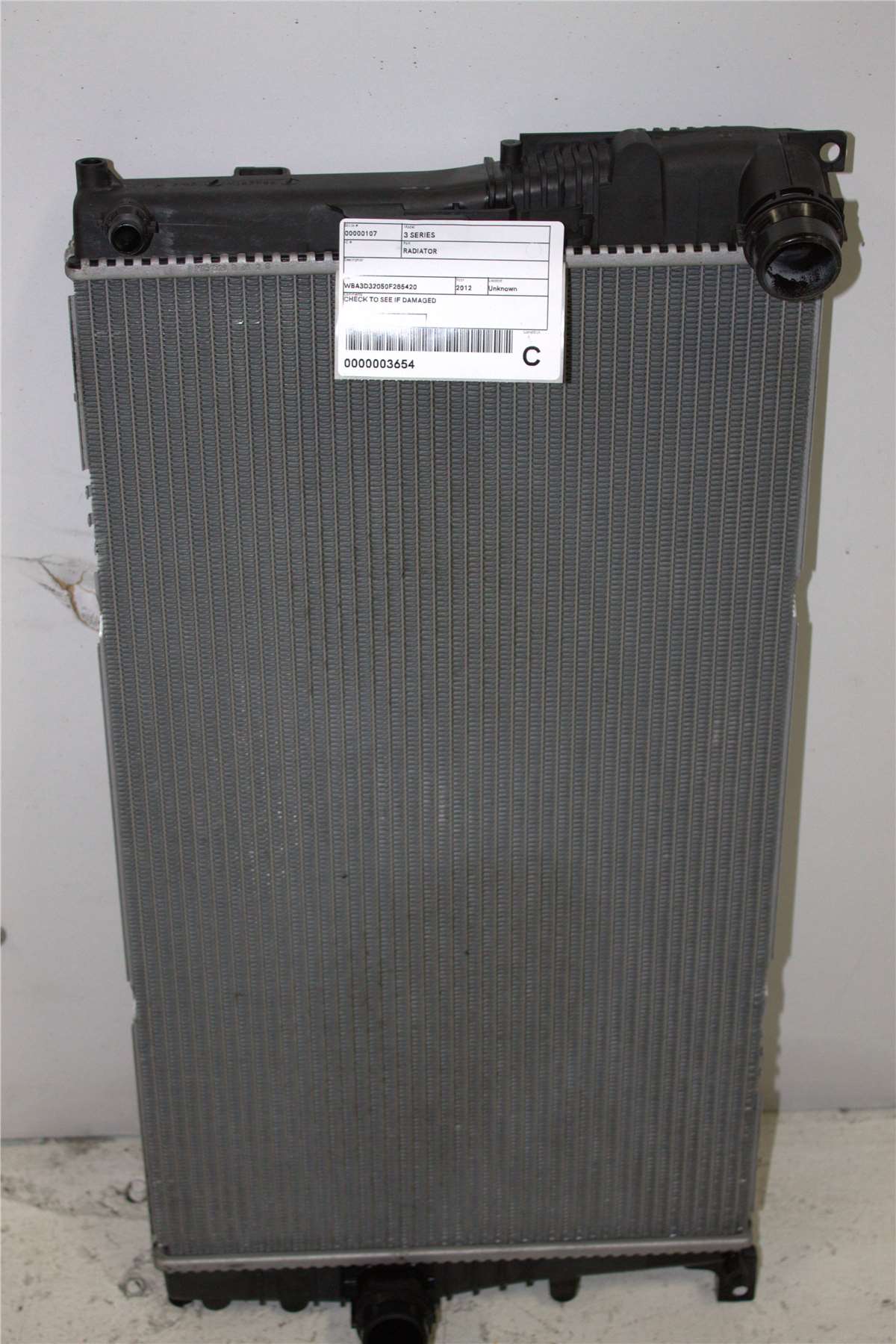 BMW, 3 Series Radiator Auto 2.0 N47N/B47 Diesel F30/F31/F34 11/11
