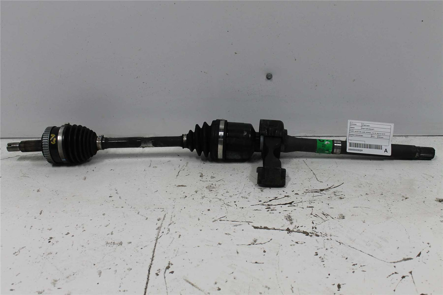 Kia, Sportage Right Driveshaft Front Auto T/M Awd Petrol 2.0 Sl 06/13 10/15