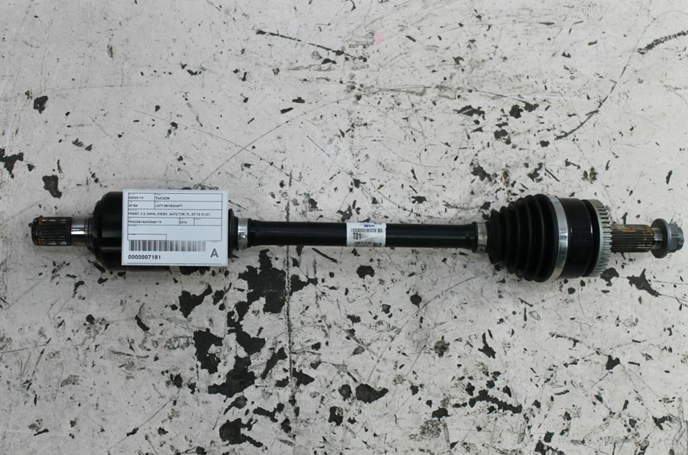 Hyundai, Tucson Left Driveshaft Front 2.0 D4Ha Diesel Auto T/M Tl 07/15 01/21