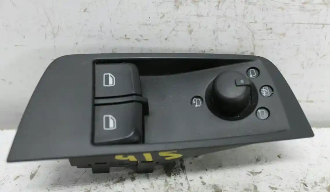 Audi, A1 Power Window Switch Rh Front (Master Switch) 3Dr Hatch 8X 12/10 05/13